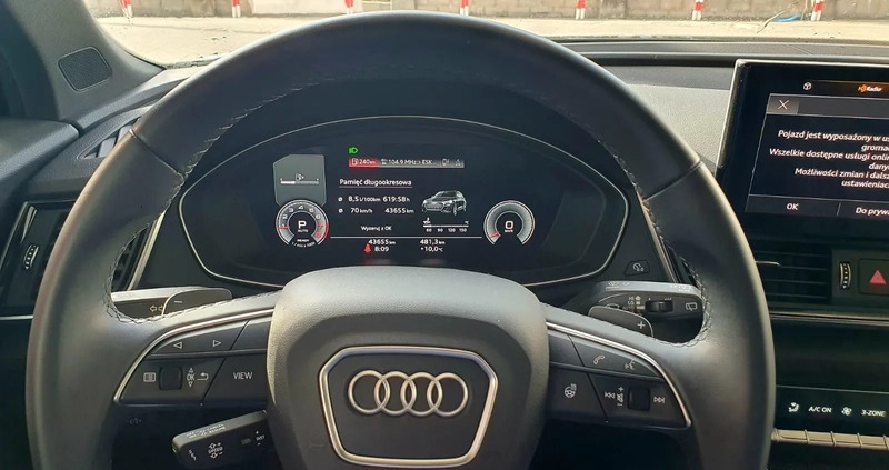 Audi Q5 Sportback cena 199999 przebieg: 43000, rok produkcji 2021 z Nysa małe 379